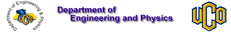 UCO Engineering Department Banner